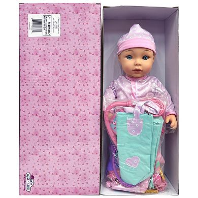 New Adventures Cuddle Kids: Baby's First Check Up 15" Doll 20-Pc. Playset