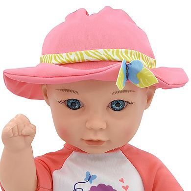 New Adventures Little Darlings: Hop On Baby & Plush Dino