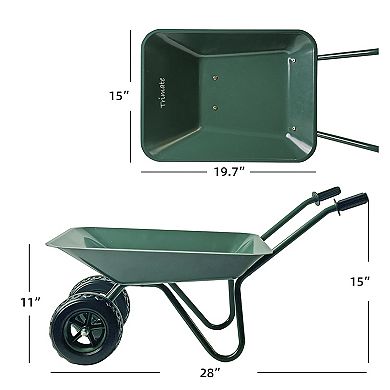Trimate Metal Wheelbarrow Outdoor-Indoor Play Toy