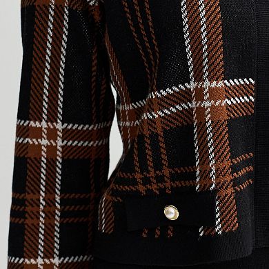 Women's Sandra Darren Attached Jacket Sweater Dress