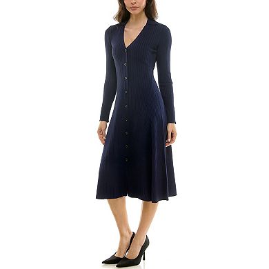 Women's Maison Tara Ribbed Sweater Dress
