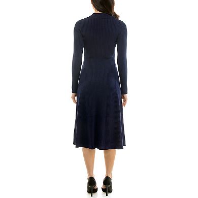 Women's Maison Tara Ribbed Sweater Dress