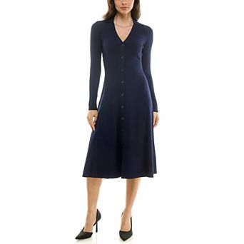 Women's Maison Tara Ribbed Sweater Dress