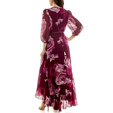 Women's Maison Tara Ruffle Wrap Maxi Dress