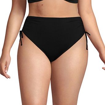 Plus Size Lands' End Size High Waisted Adjustable Bikini Bottoms