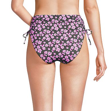 Women's Lands' End High Waisted Adjustable Bikini Bottoms