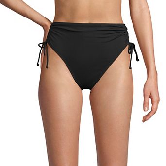 Women's Lands' End High Waisted Adjustable Bikini Bottoms