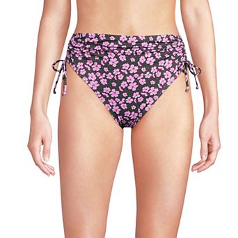 Women's Lands' End High Waisted Adjustable Bikini Bottoms