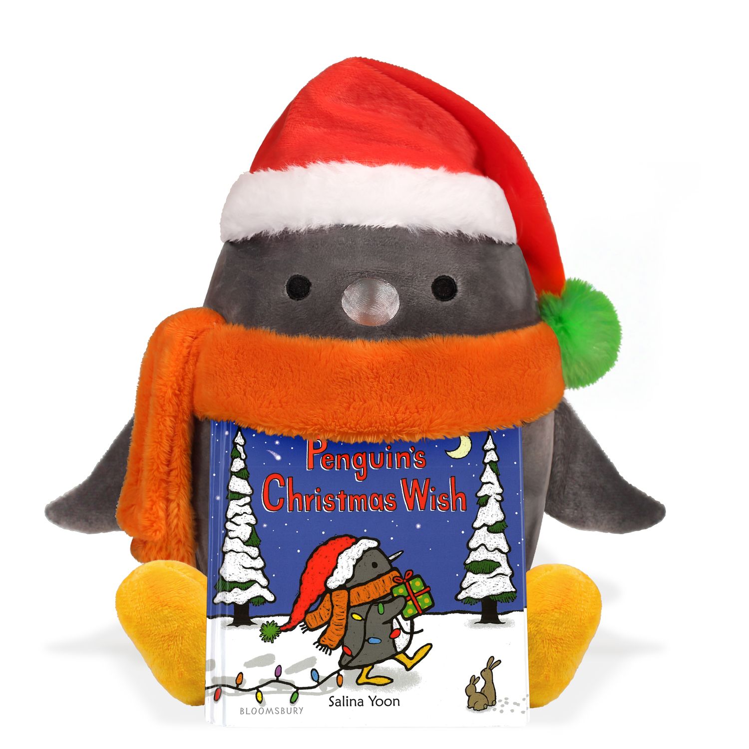 Детские мягкие игрушки Kohl's Cares Penguin Plush and Book Bundle — фото 2