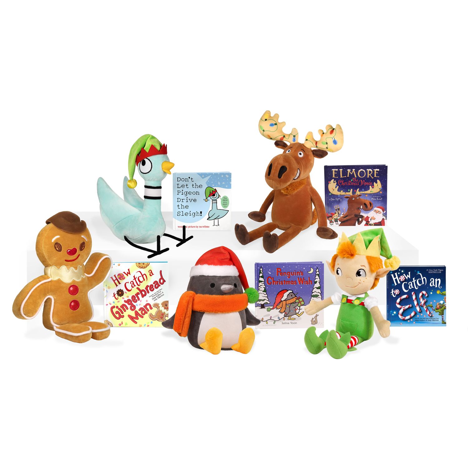 Детские мягкие игрушки Kohl's Cares Gingerbread Man Plush and Book Bundle — фото 4