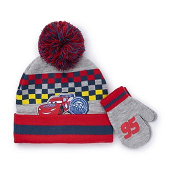 Disney's Cars Boys' 2 pc Hat & Mittens Set