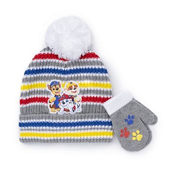 Boys' Nickelodeon Paw Patrol 2 pc Hat & Mittens Set