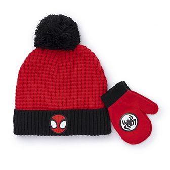 Boys' Marvel Spider-Man 2 pc Hat & Mittens Set