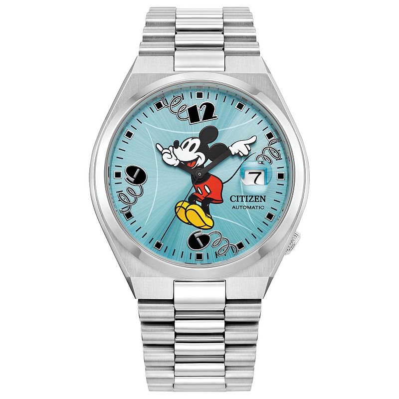 ミッキーマウス Citizen Disney's 40mm Mickey Mouse Eco-Drive Watch with Blue Dial