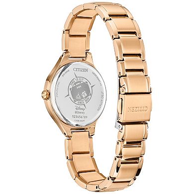 Disney's Mickey & Minnie Parisian Getaway Eco-Drive Watch with Rose Gold Tone Stainless Steel Bracelet by Citizen – FE2103-52D