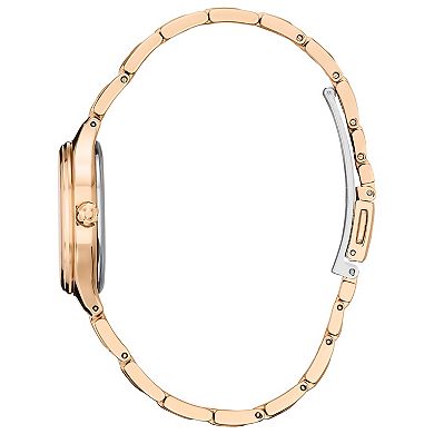 Disney's Mickey & Minnie Parisian Getaway Eco-Drive Watch with Rose Gold Tone Stainless Steel Bracelet by Citizen – FE2103-52D
