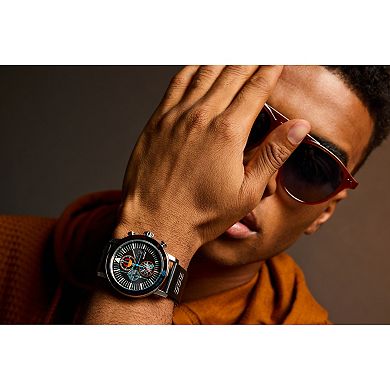 Star Wars Rebel Starfighter Eco-Drive Watch with Black Leather Strap & Pin Box Set by Citizen – CA0870-43W