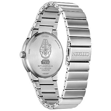 Star Wars Millennium Falcon Eco-Drive Watch with Stainless Steel Bracelet & Black Dial by Citizen – BM7581-59W