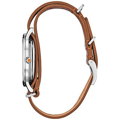 Star Wars Ahsoka Tano Eco-Drive Watch with Brown Leather Strap & Stainless Steel Case by Citizen – BJ6508-02W