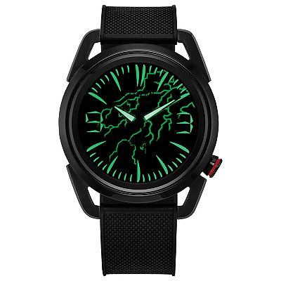 Marvel's Venom Eco-Drive Watch with Black Ion-Plated Stainless