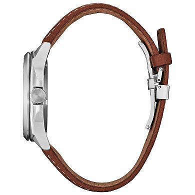 Marvel's Avengers Eco-Drive Watch with Brown Leather Strap & Stainless Steel Case by Citizen – AW1721-08W