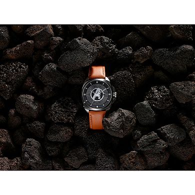 Marvel's Avengers Eco-Drive Watch with Brown Leather Strap & Stainless Steel Case by Citizen – AW1721-08W