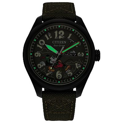 【Mickey】 Citizen Disney's 42mm Mickey Mouse Alpine Climber Eco-Drive Watch