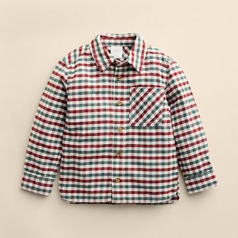 Kids 4-12 Little Co. by Lauren Conrad Long Sleeve Button-Down Overshirt