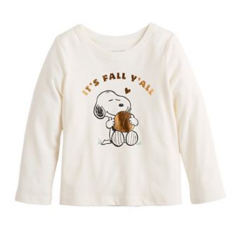 Baby & Toddler Girls Jumping Beans® Peanuts CORE Snoopy Fall Long Sleeve Tee