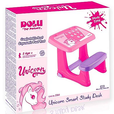 Dolu: Pink Unicorn Smart Study Desk