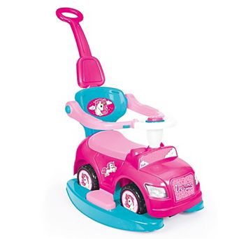 Dolu: Unicorn Ride On Car: 4-In-1 Walk & Drive