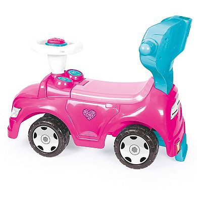 Dolu: Unicorn Ride On Car: 4-In-1 Walk & Drive