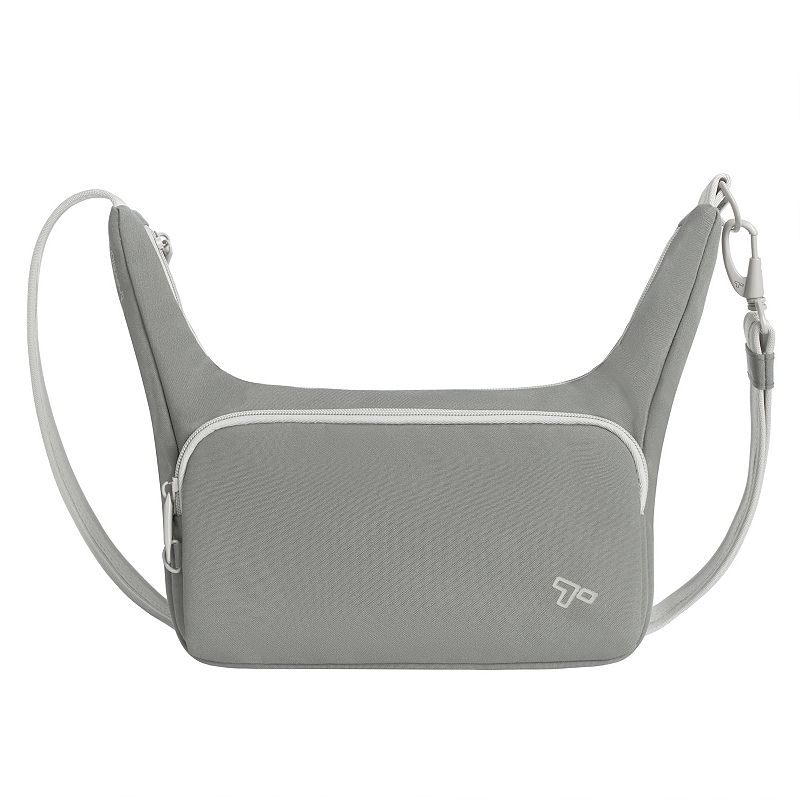 Travelon Anti-Theft The Voyages East/West Crossbody Bag, Granite