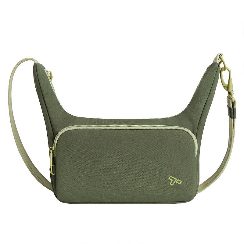 Travelon Anti-Theft The Voyages East/West Crossbody Bag, Green
