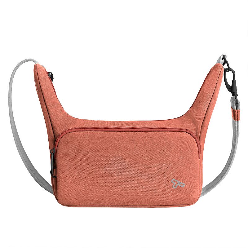 Travelon Anti-Theft The Voyages East/West Crossbody Bag, Terracotta