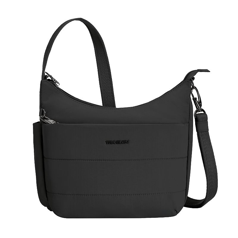 Travelon Anti-Theft Roam Medium Crossbody Travel Bag, Black