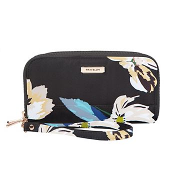 Travelon RFID Blocking Double Zip Cluth Wallet