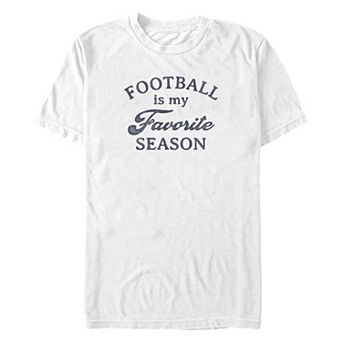 Big & Tall Football Is My Favorite Season Graphic Tee