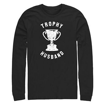 Big & Tall Trophy Husband Long Sleeve Graphic Tee