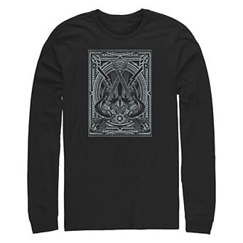 Big & Tall Electric Guitars Poster Long Sleeve Graphic Tee