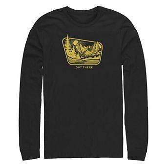Big & Tall Out There Poster Long Sleeve Graphic Tee