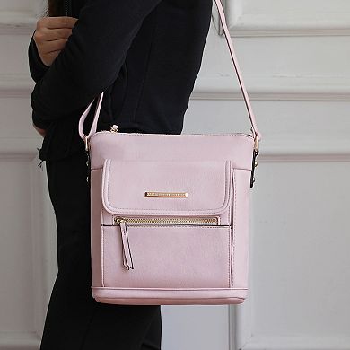MKF Collection Triss Shoulder Multi Compartments Handbag by Mia K.