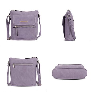 MKF Collection Triss Shoulder Multi Compartments Handbag by Mia K.