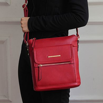MKF Collection Triss Shoulder Multi Compartments Handbag by Mia K.