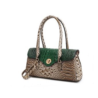 MKF Collection Liviana Women's Croc-Embossed Shoulder Bag by Mia K.