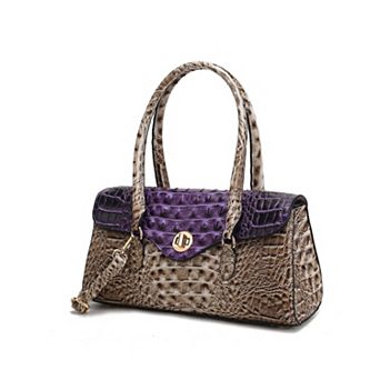 MKF Collection Liviana Women's Croc-Embossed Shoulder Bag by Mia K.