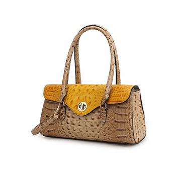 MKF Collection Liviana Women's Croc-Embossed Shoulder Bag by Mia K.