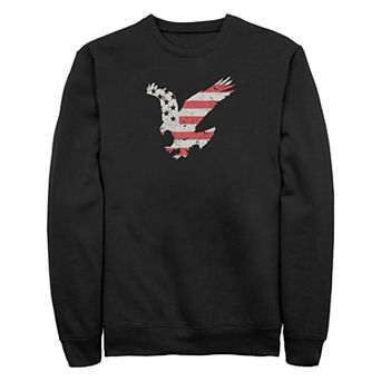Big & Tall Eagle Graphic Fleece Sweatshirt
