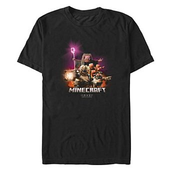 Men's Minecraft Movie Piglings Attack Graphic Tee