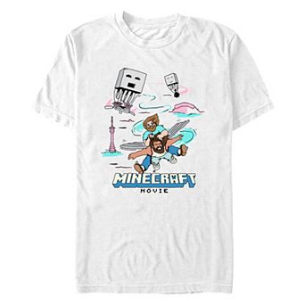Men's Minecraft Movie Fly Faster Graphic Tee